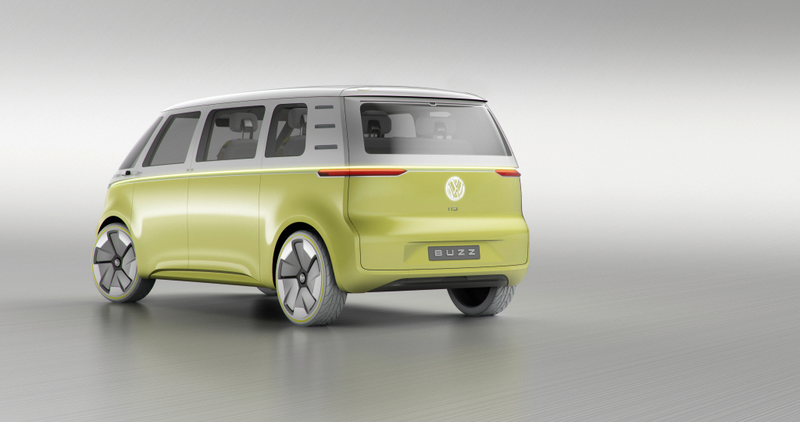 Illustration for article titled The Volkswagen I.D. Buzz Is A 270-Mile Electric Microbus Concept VW Needs To Build
